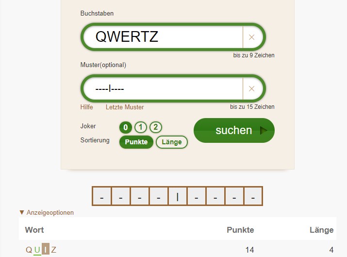 Scrabbelhilfe Scrabbelhilfe